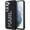 Oryginalne Etui KARL LAGERFELD hardcase 3D Rubber Glitter Logo KLHCS24S3DMBKCK do Samsung Galaxy S24 czarny