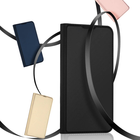 Dux Ducis Skin Pro kabura etui pokrowiec z klapką iPhone 14 Max czarny