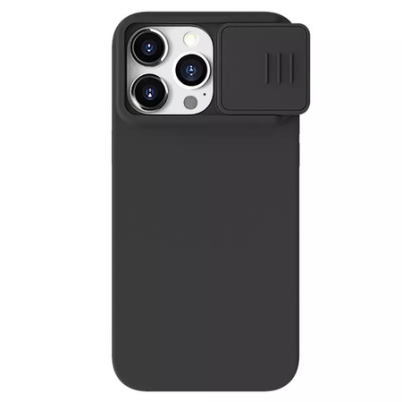 Etui Nillkin CamShield Silky Silicone do Iphone 15 Pro czarny