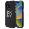 Original Case IPHONE 16 PRO DKNY Hardcase Liquid Silicone Metal Logo (DKHCP16LSMCBSK) black