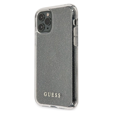 Guess Glitter Case - Etui iPhone 11 Pro (Silver)