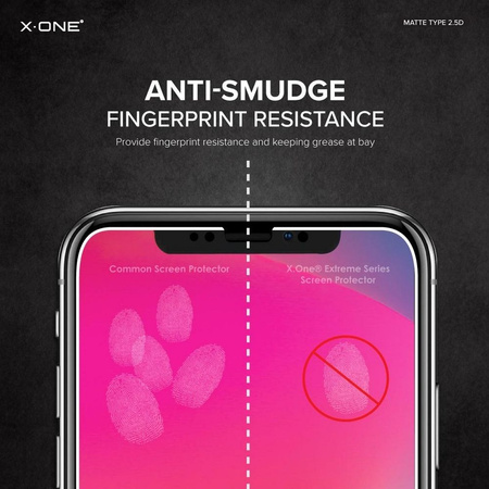 Szkło hartowane X-ONE Full Cover Extra Strong Crystal Clear - do iPhone 15 (full glue) czarny