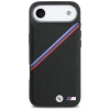 BMW M Tricolor Metal Logo MagSafe Case für iPhone 17 Air – Schwarz