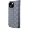 Karl Lagerfeld KLBKP14SSAKLHPG iPhone 14 6,1&quot; Bücherregal Silber/Silber Saffiano-Monogramm
