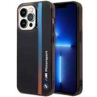 Hülle BMW BMHCP14X22HVGV iPhone 14 Pro Max 6.7" schwarz/schwarz IML Tricolor Stripe