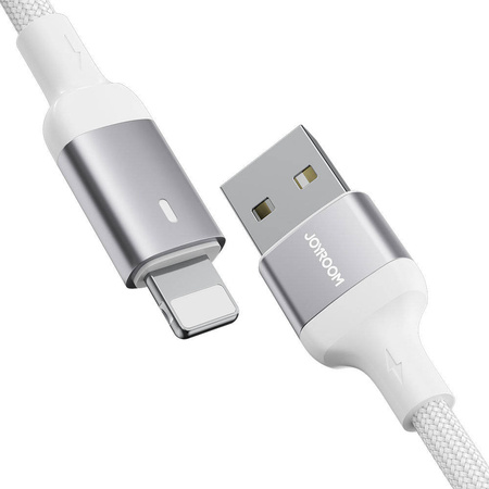 Joyroom cable USB - Lightning 2.4A A10 Series 1.2 m white (S-UL012A10)