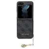 Guess nakładka do Samsung Galaxy Z Flip 5 GUHCZF5GF4GGR szara HC PU 4G Charm