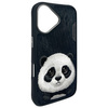 Nimmy etui iPhone 16 6.1" czarny/black    Big Eyed Pet 2.0 Panda
