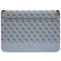 Guess Sleeve GUCS14PS4SGB 14" blue/blue 4G Stripe Metal Logo