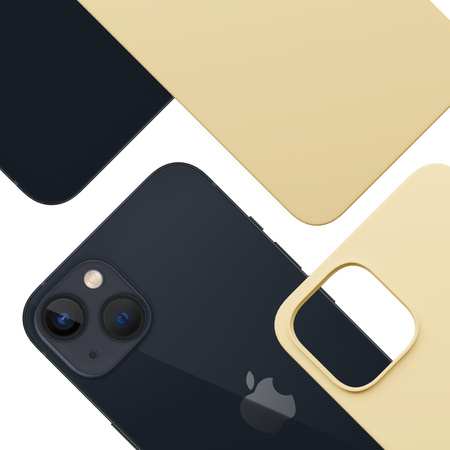 Apple iPhone 15 - 3mk Hardy MagSilicone Yellow