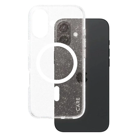 CARE by PanzerGlass Flagship Star Lit Case iPhone 16 6,1&quot; weiß/weiß MagSafe 1341
