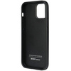 Audi Kunstleder iPhone 12/12 Pro 6,1&quot; schwarz/schwarz Hardcase AU-TPUPCIP12P-TT/D1-BK
