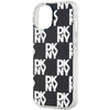 DKNY DKHCP15MHDLCEK iPhone 15 Plus / 14 Plus 6.7" czarny/black hardcase IML Checkered Mono Pattern