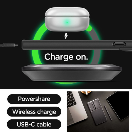 Spigen Optik Armor Hülle für Samsung Galaxy S24 Ultra – Schwarz