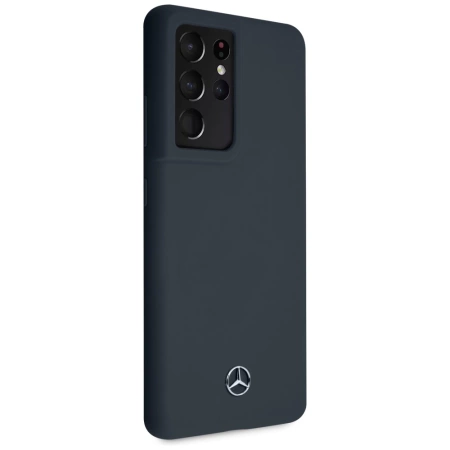Mercedes MEHCS21LSILNA S21 Ultra G998 niebieski/blue hardcase Silicone Line