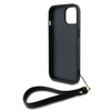 DKNY DKHCP15MPBSWSK iPhone 15 Plus 6.7" czarny/black hardcase Wrist Strap Stock Logo