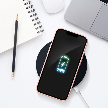 Futerał CARD CASE do IPHONE 15 PRO MAX różowy