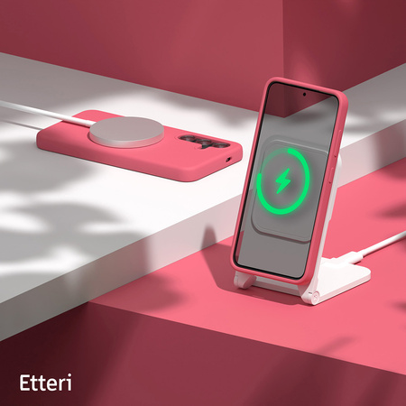 Etteri Silicone case do Samsung Galaxy S25 Edge malinowa