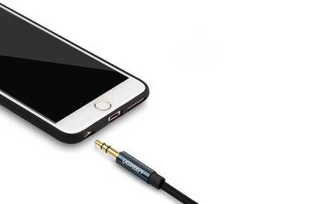 UGREEN AV122 Mini jack cable 3.5mm AUX 3m (blue)