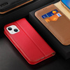 Dux Ducis Hivo echt Leder booktype case schutzhülle aufklappbare hülle für iPhone 14 Plus schwarz
