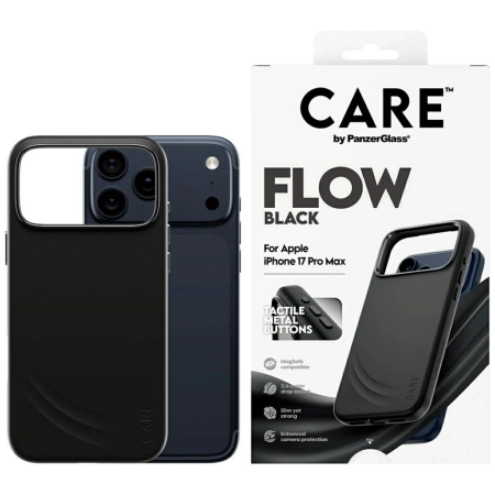 CARE by PanzerGlass Feature FLOW MagSafe Case for iPhone 17 Pro Max - Black