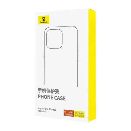 Case + Tempered Glass APPLE IPHONE 15 Baseus Schott Series transparent
