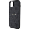 Oryginalne Etui GUESS Hardcase GUHMP15SG4GFRK do iPhone 15 (Kompatybilny z Magsafe / 4G Ring classic logo / czarny)