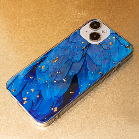 Nakładka Gold Glam do Samsung Galaxy A25 5G (global) Blue