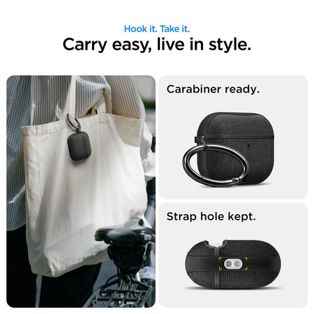 SPIGEN URBAN FIT APPLE AIRPODS PRO 3 BLACK