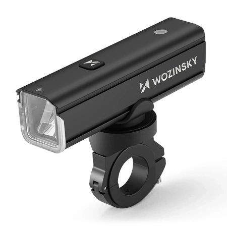 Wozinsky WSBLB3 Fahrradlicht-Set vorne (1000 lm) und hinten, USB-C, Schwarz