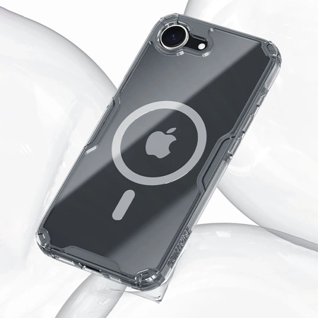 Nillkin Nature Pro Magnetische iPhone 16e Hülle - Durchsichtig