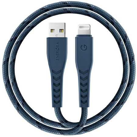 ENERGEA kabel Nyloflex USB - LightningCharge and Sync C89 MFI 1.5m niebieski/blue