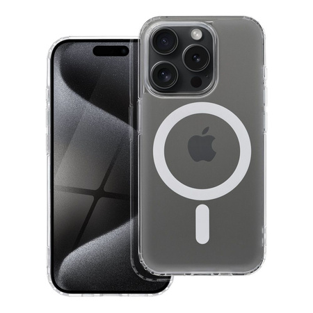 Futerał FROST MAG COVER kompatybilny z MagSafe do IPHONE 11 Pro Max transparentny