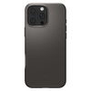 Etui IPHONE 16 PRO Spigen Thin Fit Mag MagSafe Gunmetal szare