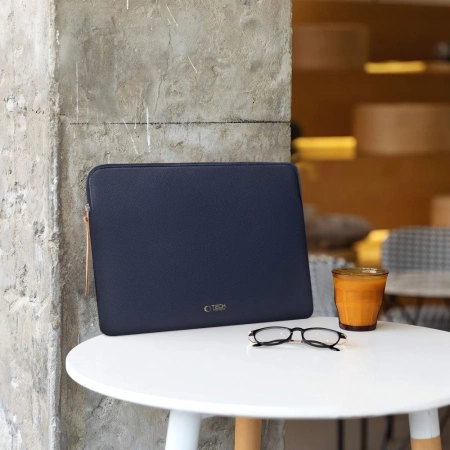 Torba Tech-Protect Fleece na laptopa 13-14" - niebieska