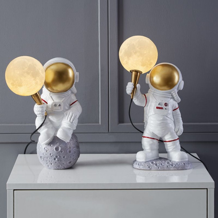 Lampka nocna ASTRONAUTA Art Deco stojący (wzór 1) AMTL