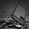 Carbon Case Flexible Cover Sleeve for Xiaomi Redmi Note 11 black