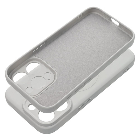 Futerał Silicone Mag Cover kompatybilny z MagSafe do IPHONE 15 PRO tytanowy
