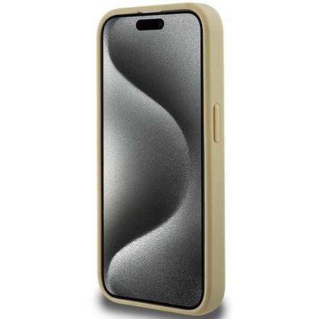 Hello Kitty Leather Kitty Head MagSafe case for iPhone 13 Pro Max - gold