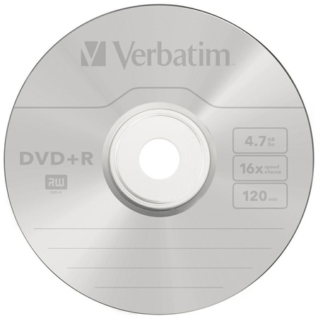 Verbatim Płyta DVD-R 4.7GB 16x AZO       srebrny/matt silver 25szt 43500