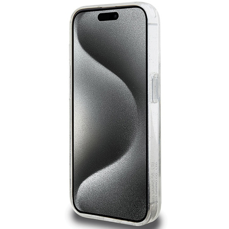 Karl Lagerfeld KLHMP15SHMRSKHH iPhone 15 6.1&quot; white/white hardcase Ring Stand Karl Head MagSafe