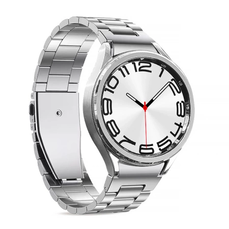 Puro METAL Stainless Steel Strap for Samsung Galaxy Watch 4 / 4 Classic / 5 / 5 Pro / 6 / 6 Classic - Silver