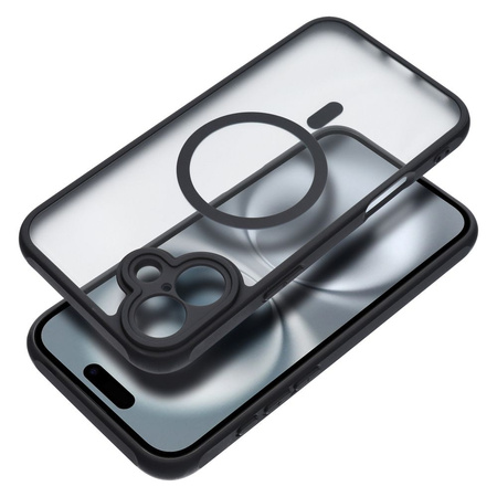 Futerał FULL MATTE MAG COVER kompatybilny z MagSafe do IPHONE 16 Plus czarny