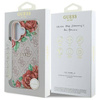 Oryginalne Etui IPHONE 16 Guess Hardcase 4G Flowers Print MagSafe (GUHMP16SP4ROPEMCP) różowe