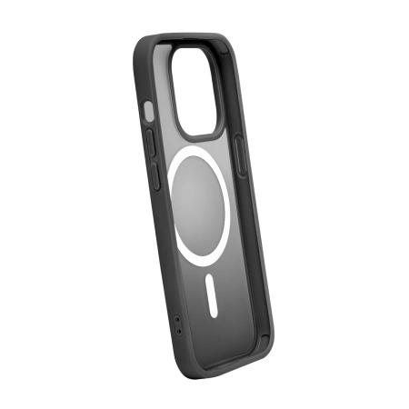 Puro Gradient MagSafe Silikonhülle für iPhone 15 Pro Max – Schwarz