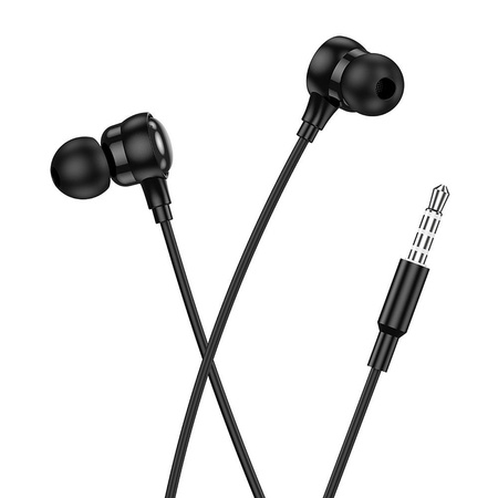 HOCO słuchawki przewodowe Jack 3,5 mm z mikrofonem M116 czarne