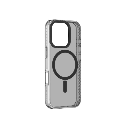 Etui silikonowe AMAZINGTHING Titan Pro Mag Case z pierścieniem magnetycznym do iPhone 16 Pro Max - czarne