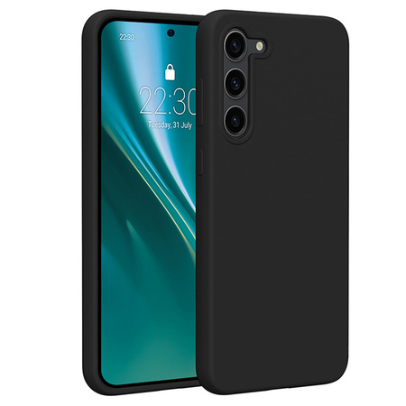 Nakładka Etteri Silicone Case do Samsung Galaxy S23 Plus czarna