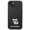 Original Case IPHONE 14 PLUS Karl Lagerfeld Hardcase Silicone Choupette Body (KLHCP14MSLCTBK) black