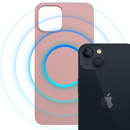 Apple iPhone 15 Plus - 3mk Hardy MagSilicone Pink